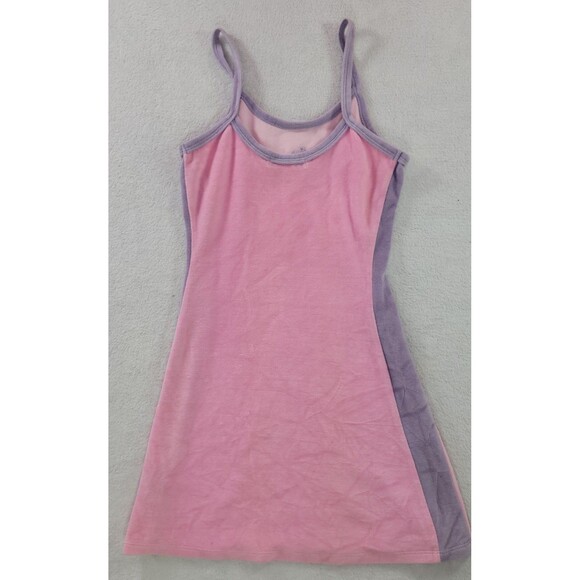 Dolls Kill x Bratz Y2K Pink Purple Velour Mini Slip Dress Size Small Cami - Picture 2 of 8